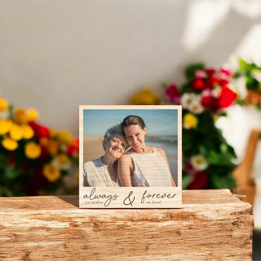 Mother's Day Vintage Wood Photo - Always My Mother - 0