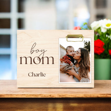 Mother's Day Photo Holder - Boy Mom - 0