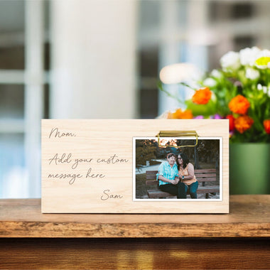 Mother's Day Photo Holder - Custom Message