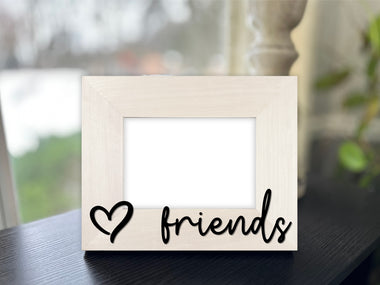Friends Picture Frame with 3D Text - 0