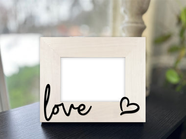 Love Picture Frame with 3D Text - 0
