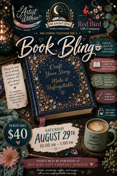 Saturday August 29 - 10:00am - Book Bling Event - Decorate Your Favorite Book