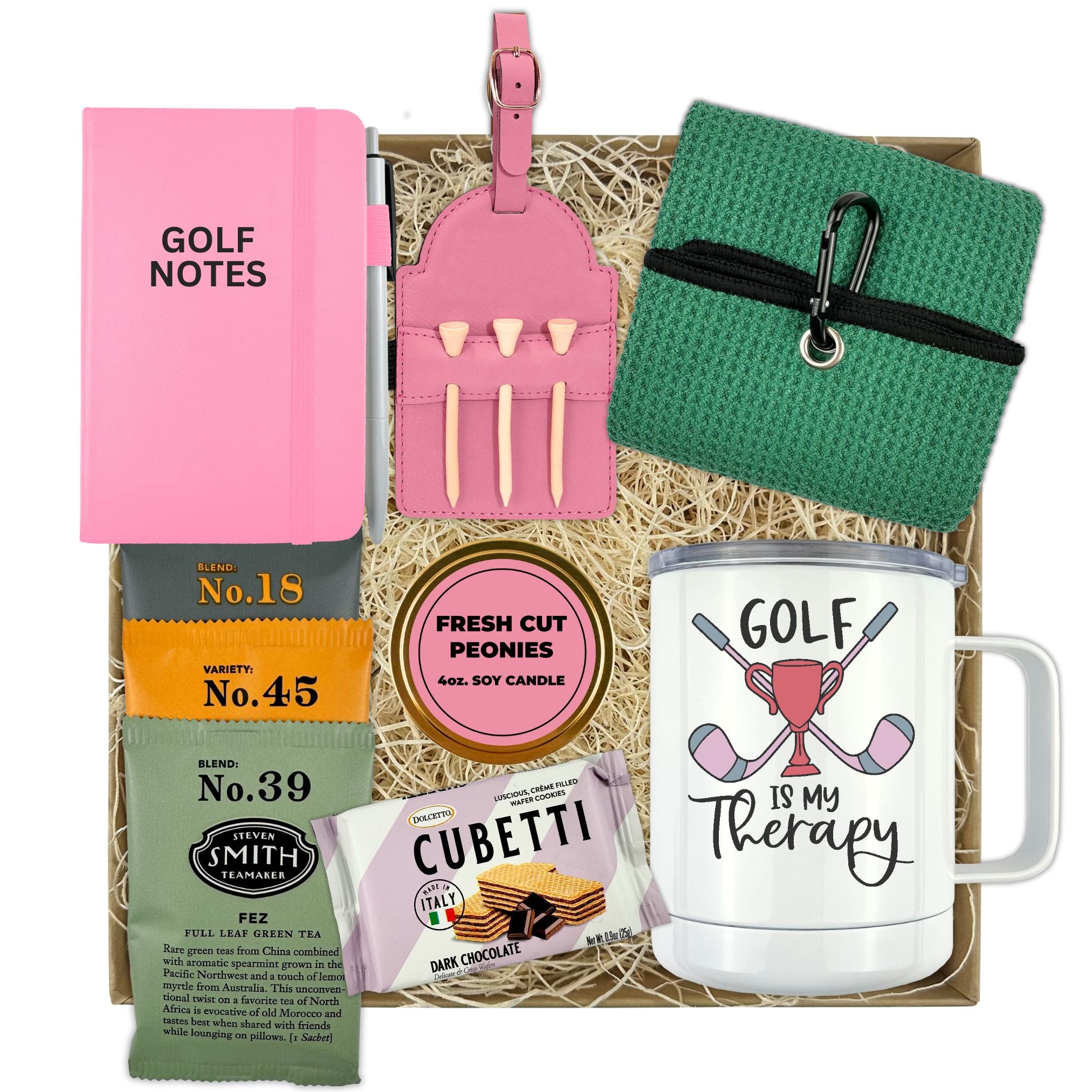 Golf Themed Pink Gift Boxes - 0