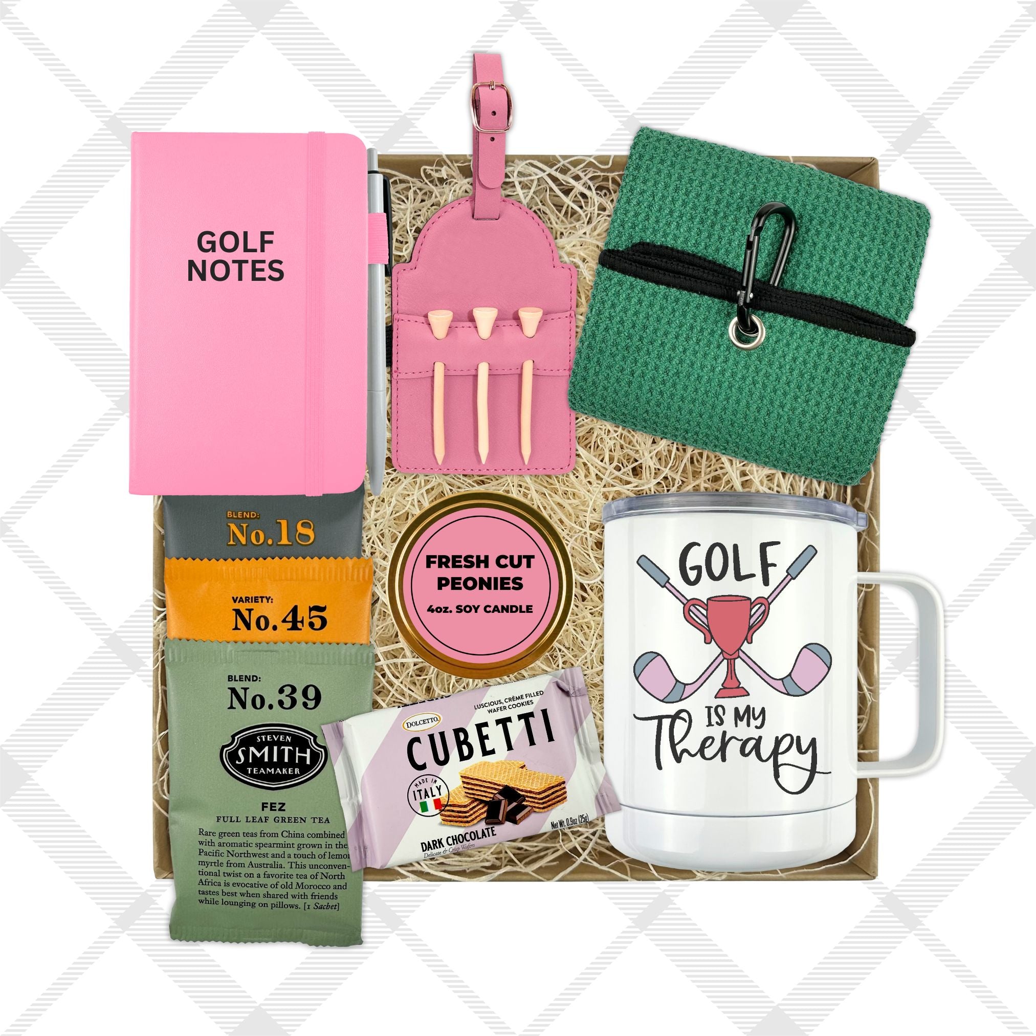 Golf Themed Pink Gift Boxes - 0