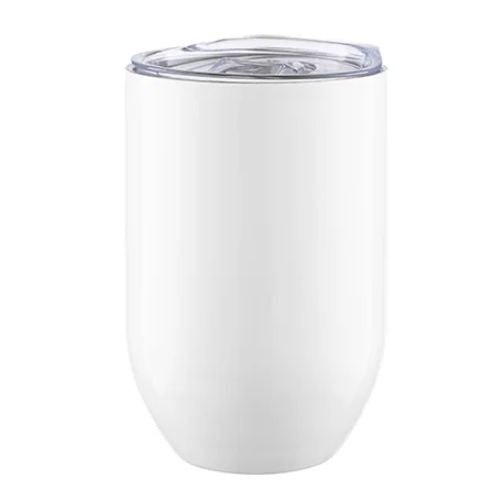 12oz Custom Logo Stainless Steel Wine Tumbler