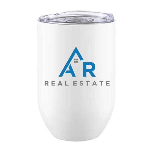 12oz Custom Logo Stainless Steel Wine Tumbler