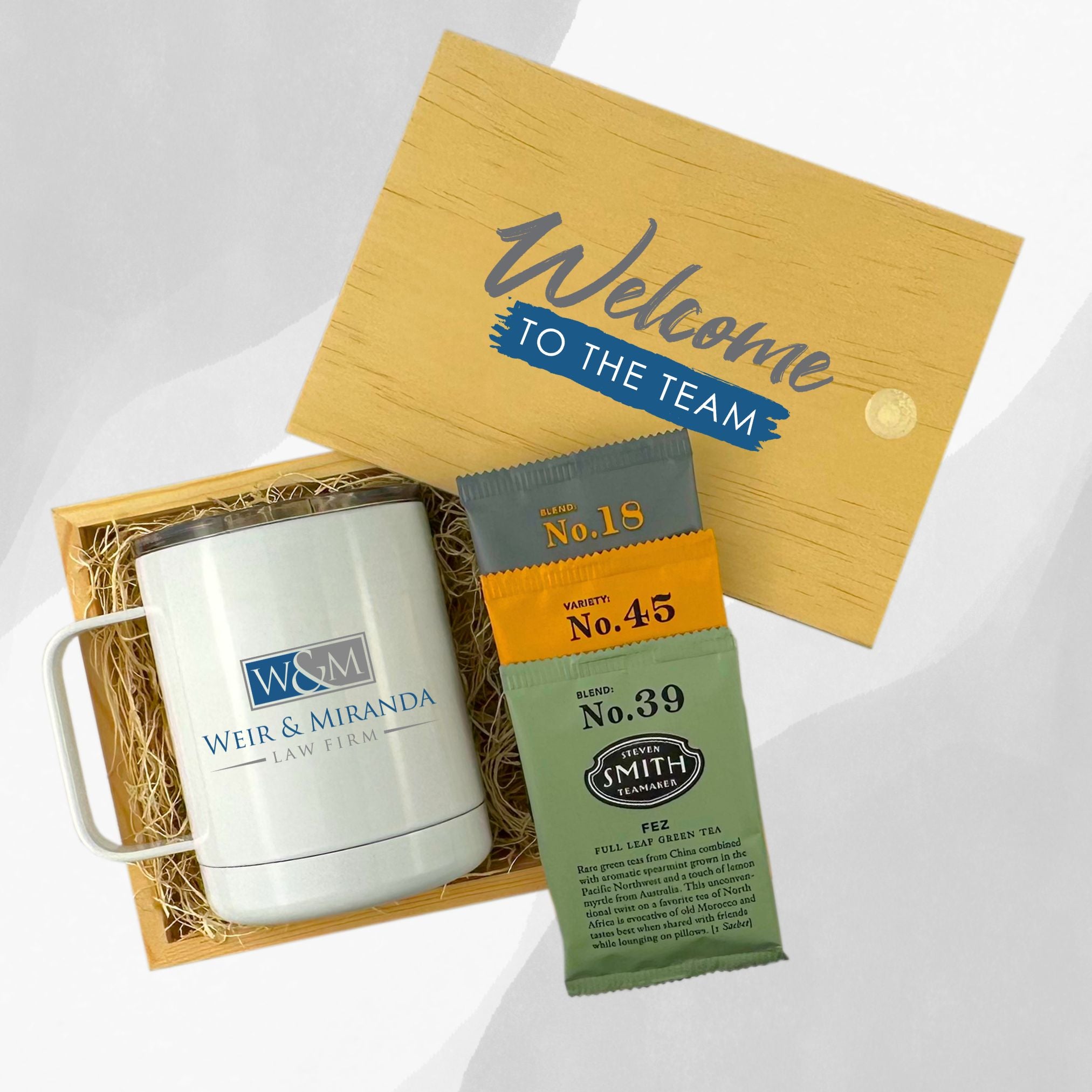 Corporate Gift Box with Mug and Wooden Box - 0