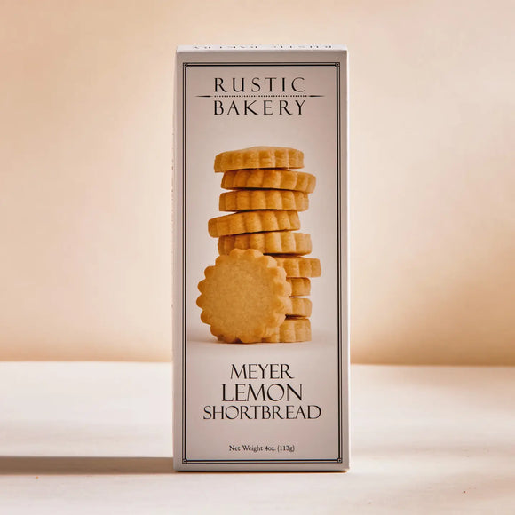 Shortbread Cookies - Meyer Lemon Shortbread Box - Rustic Bakery