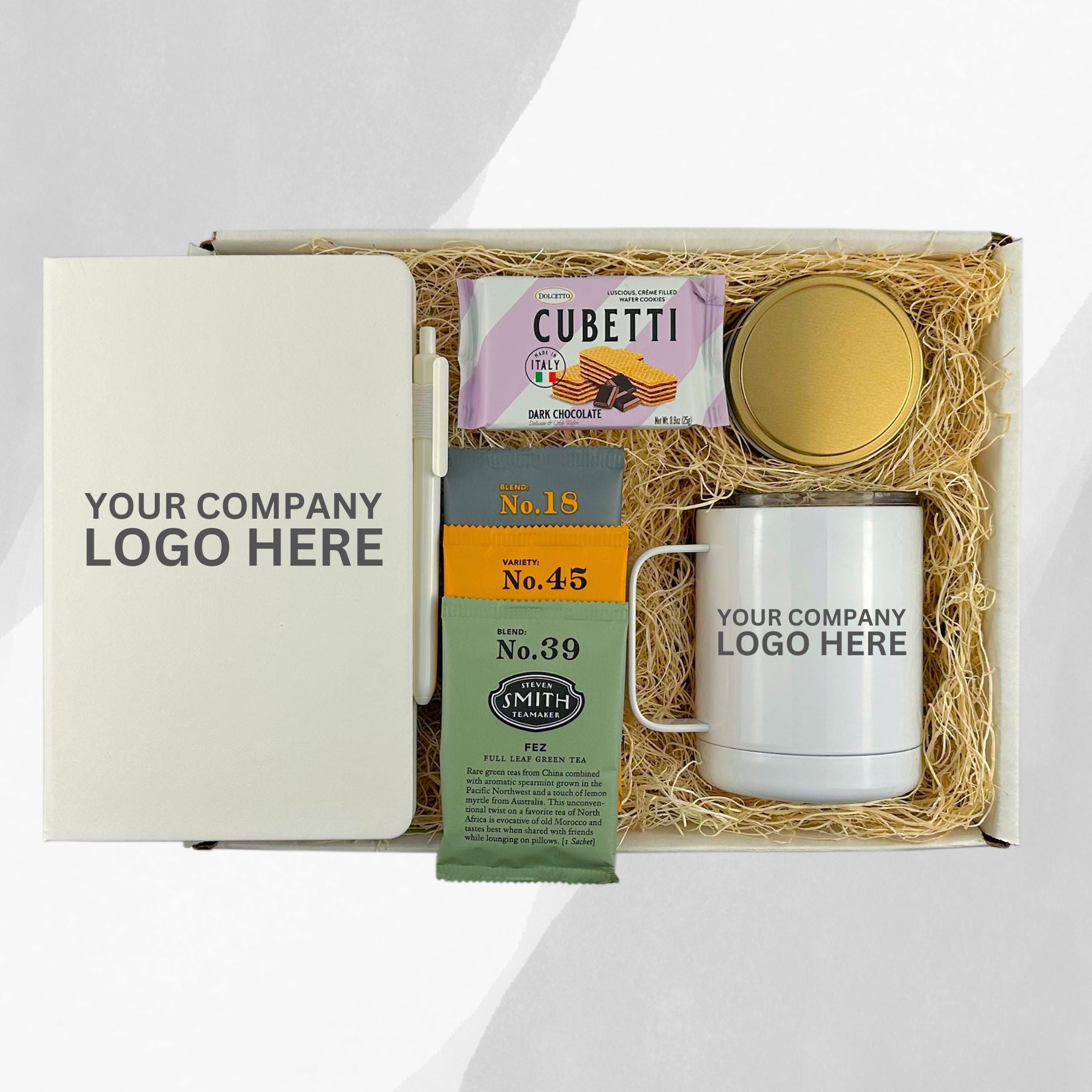 Deluxe Corporate Gift Box with Mug and Notebook