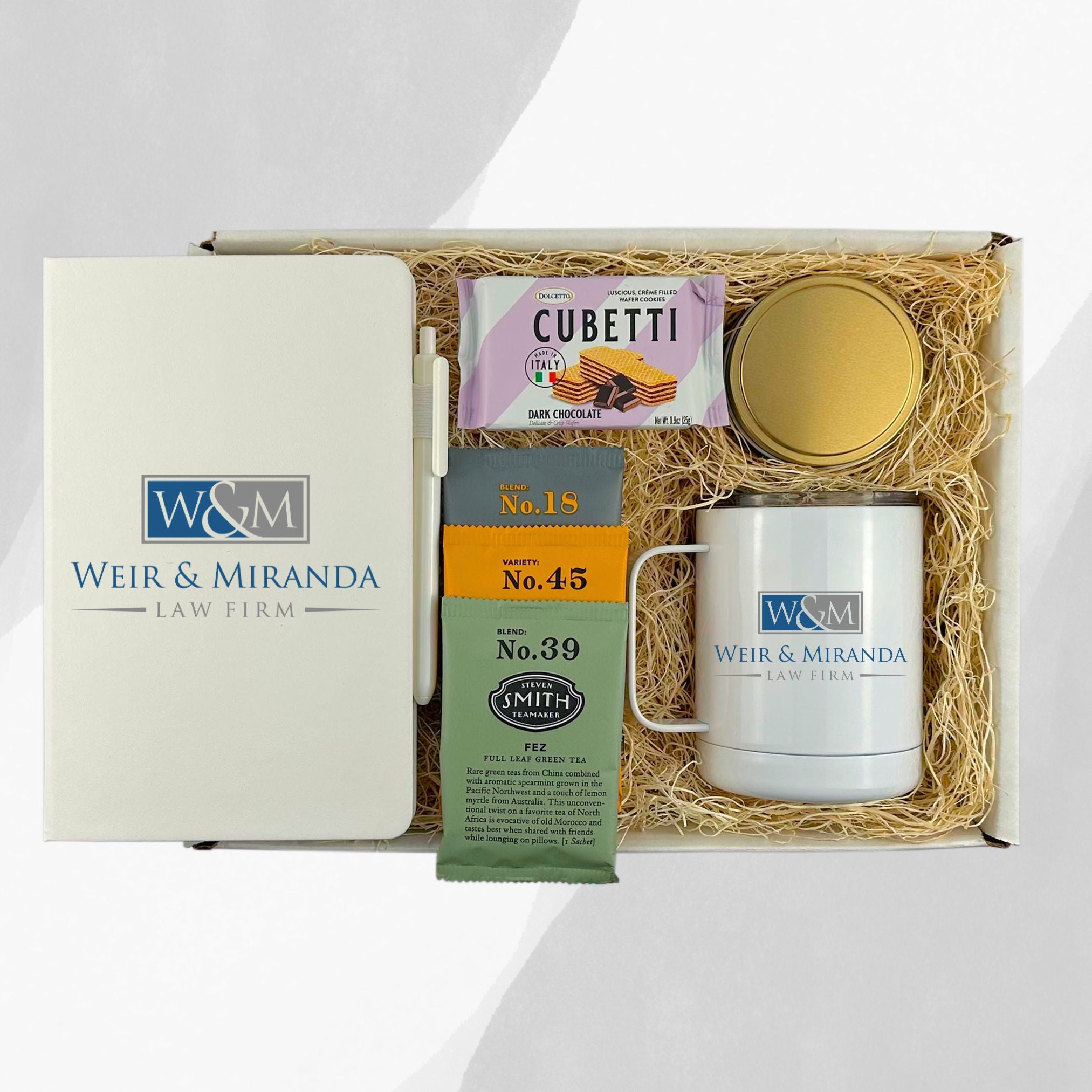 Deluxe Corporate Gift Box with Mug and Notebook