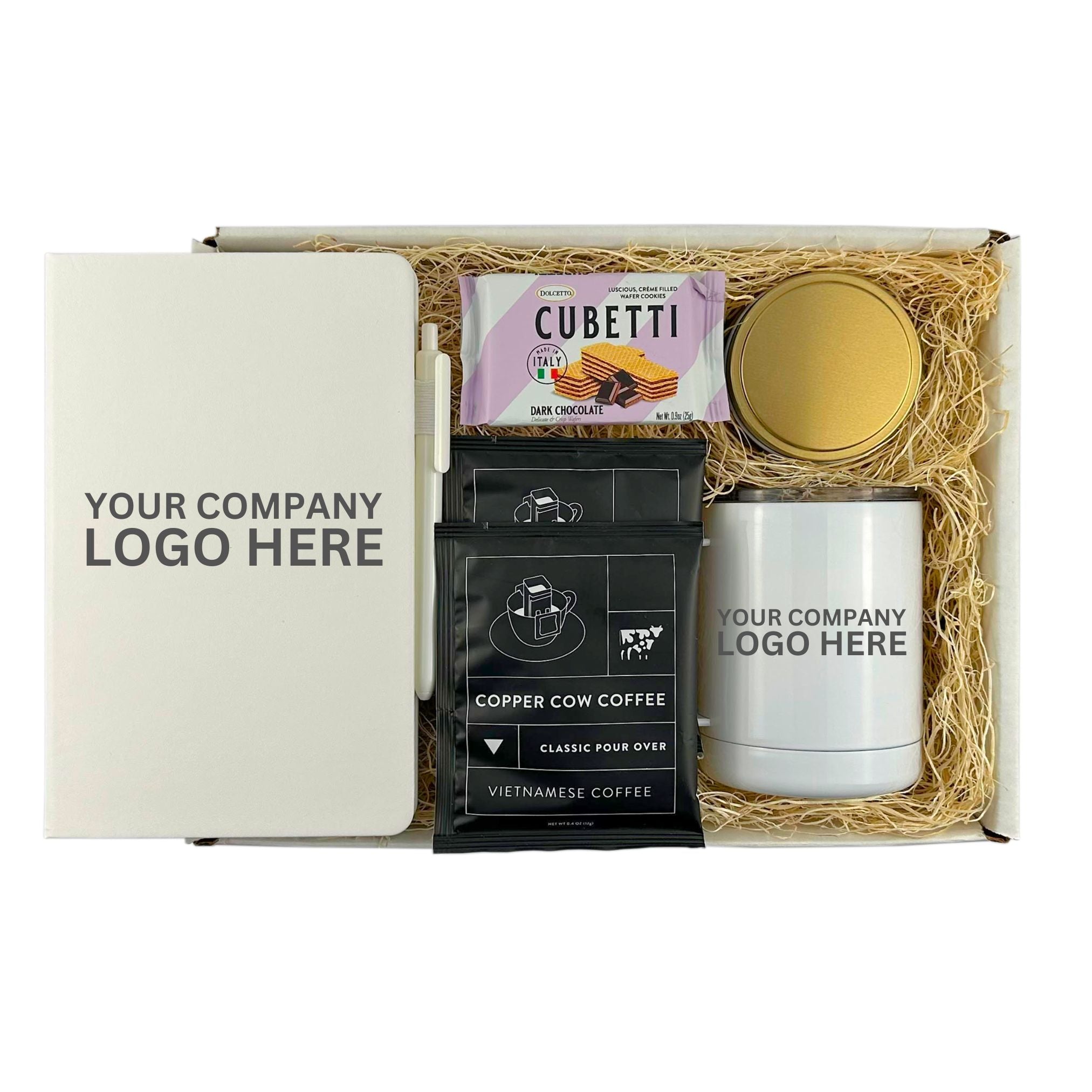 Deluxe Corporate Gift Box with Mug and Notebook