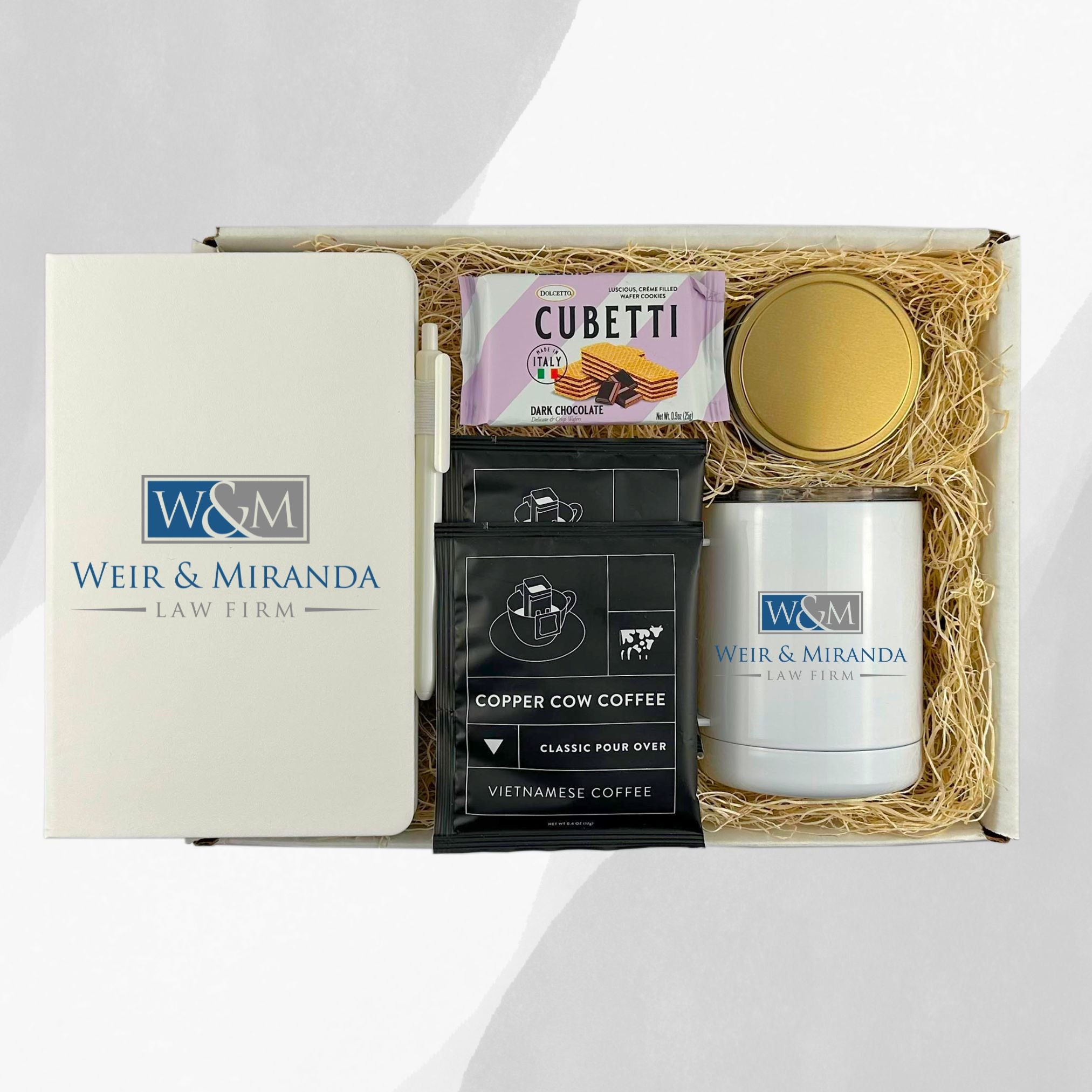 Deluxe Corporate Gift Box with Mug and Notebook