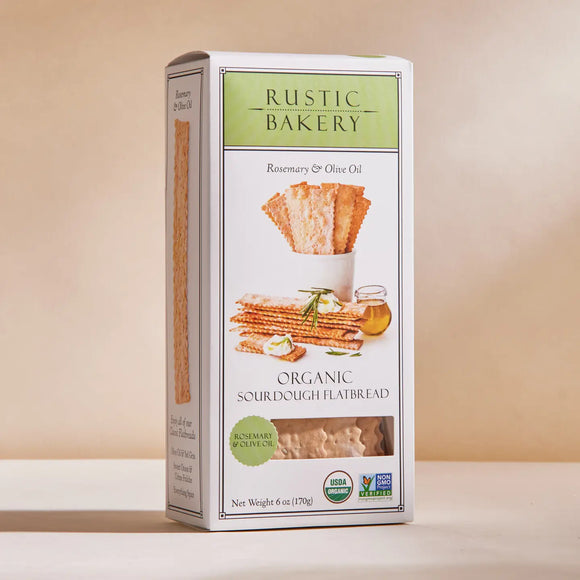Flatbreads - Rosemary & Olive Oil Box - Rustic Bakery