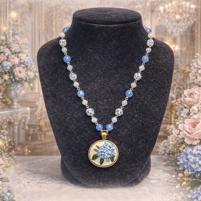 April 30th - 6pm - Hydrangea Heirloom Necklace Class