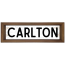 Custom Family Name Wood Framed Sign-2