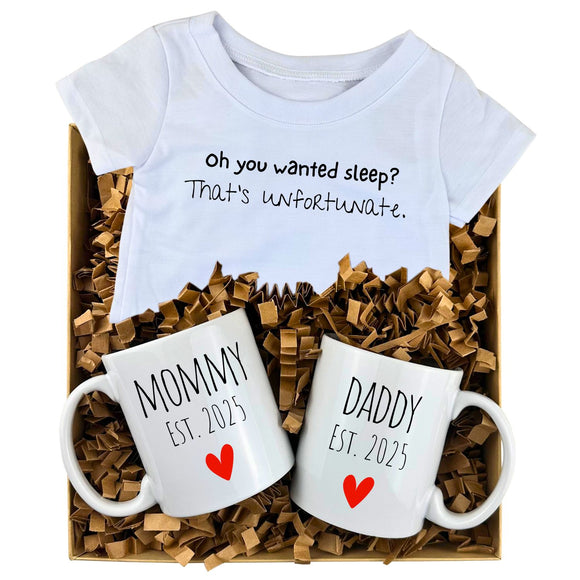 New Parents Onesie Gift Box