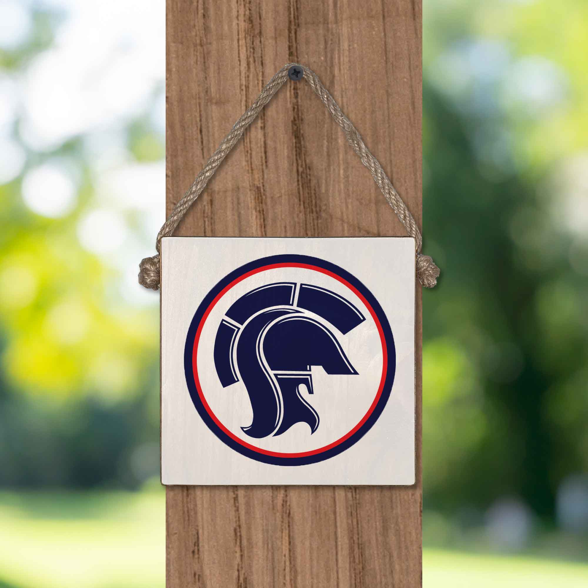 Shaler 6x6 Wooden Twine Sign