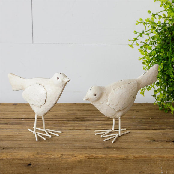 Set of Metal Birds