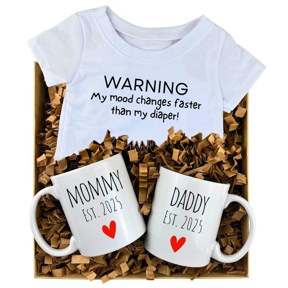 New Parents Onesie Gift Box