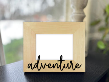 Adventure Picture Frame with 3D Text
