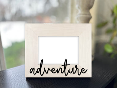 Adventure Picture Frame with 3D Text - 0