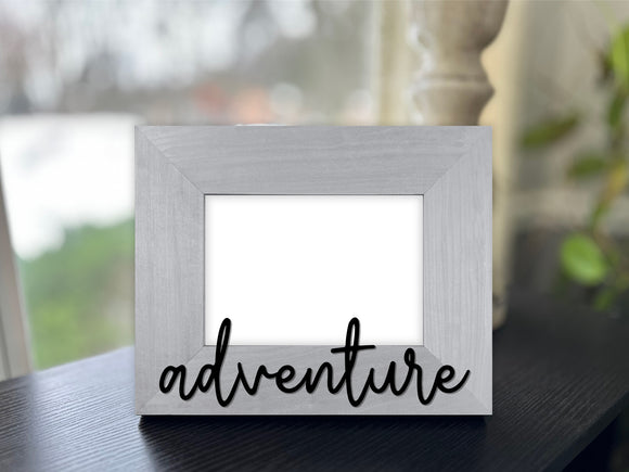 Adventure Picture Frame with 3D Text