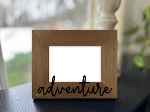 Adventure Picture Frame with 3D Text