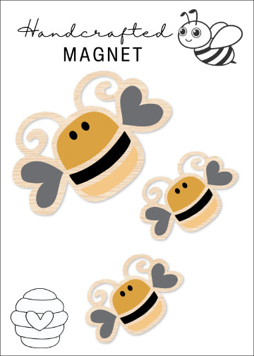 Bee Magnet Set