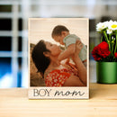 Mother's Day Vintage Wood Photo - Boy Mom-1