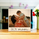 Mother's Day Vintage Wood Photo - Boy Mom-3