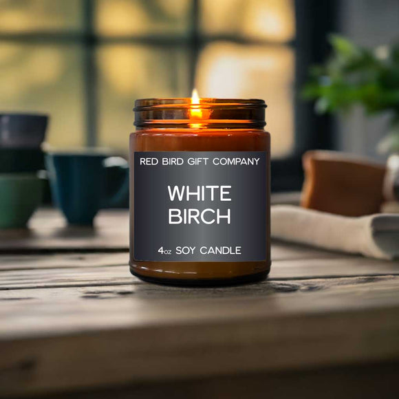 White Birch 4oz Soy Candle