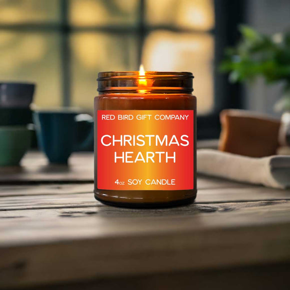 Christmas Hearth 4oz Soy Candle
