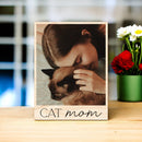 Mother's Day Vintage Wood Photo - Cat Mom-4