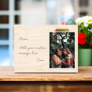 Mother's Day Photo Holder - Custom Message - 0