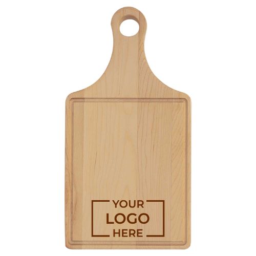 Bulk Engraved Cutting Board with Handle - 13.5" x 7"