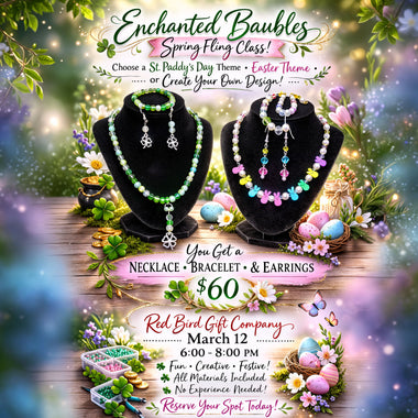March 12th - 6:00-8:00pm - Spring Jewelry Making Class