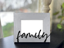 Family Picture Frame with 3D Text-3