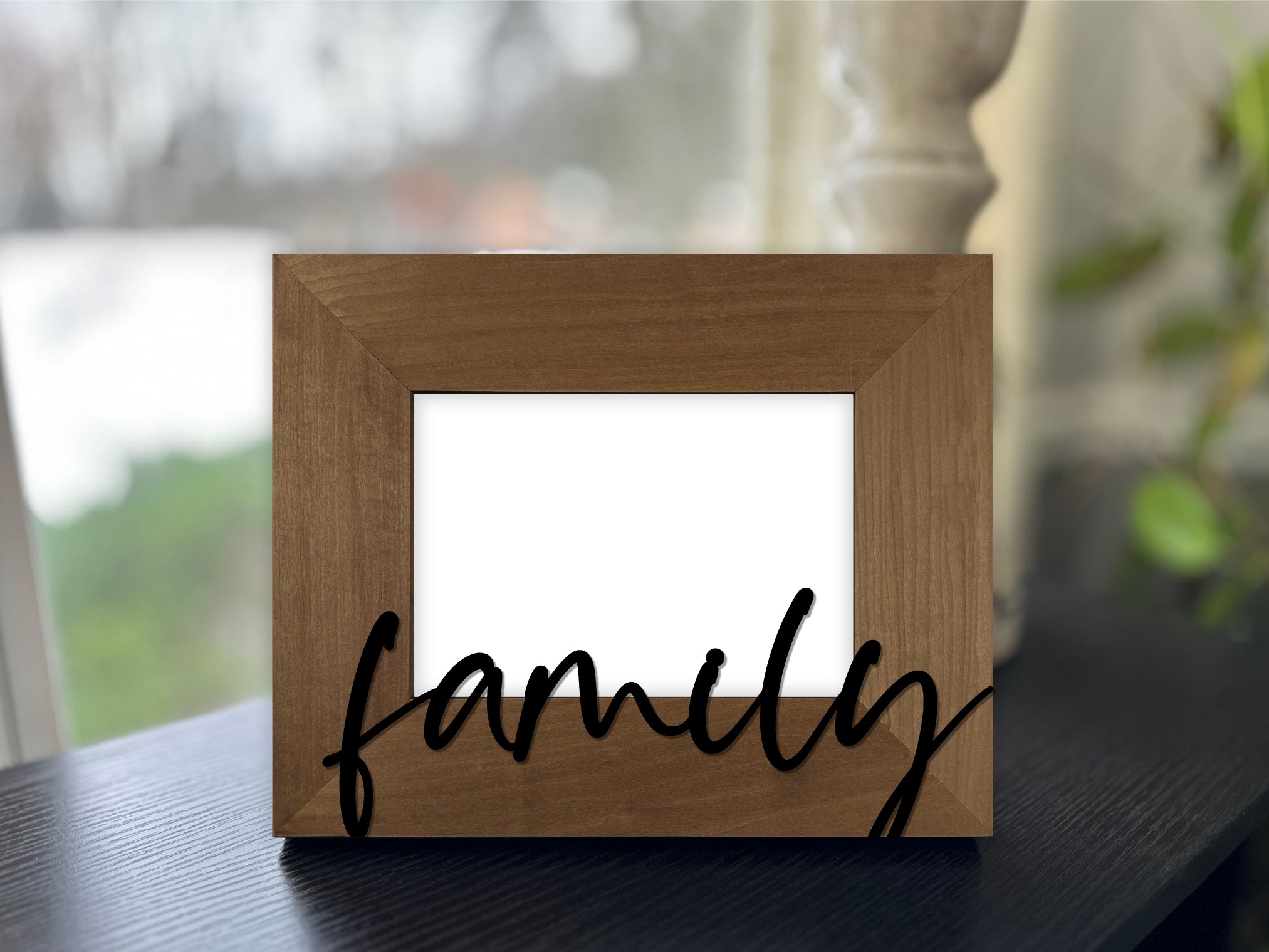 Family Picture Frame with 3D Text