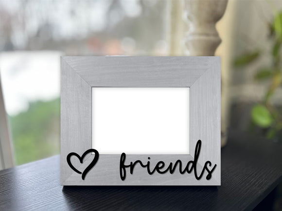 Friends Picture Frame with 3D Text