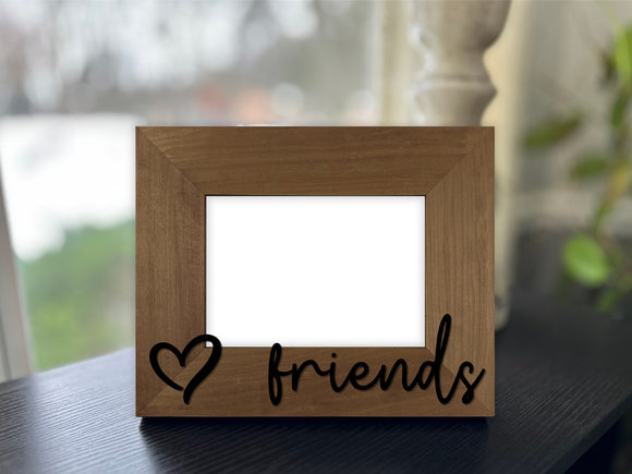 Friends Picture Frame with 3D Text