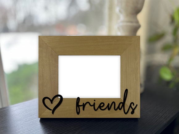 Friends Picture Frame with 3D Text