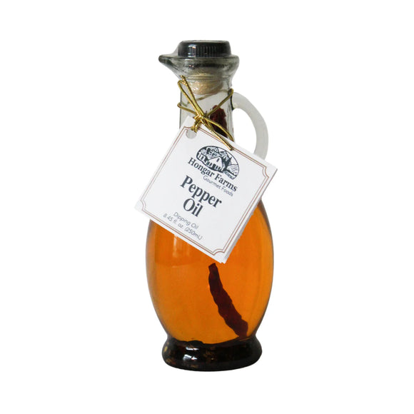 Hongar Farms Pepper Infused Extra Virgin Olive Oil Blend, Cruet