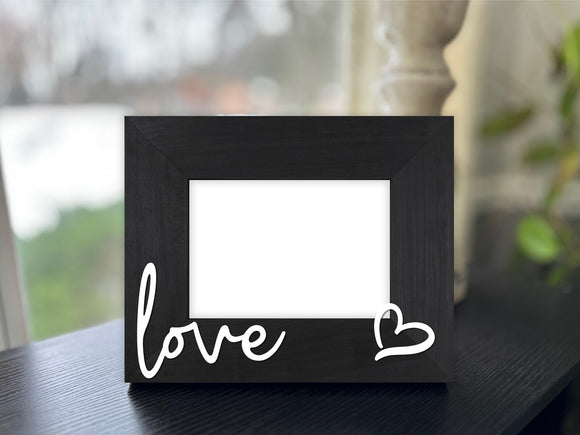 Love Picture Frame with 3D Text