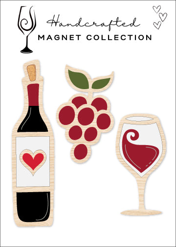 Wine Lovers Magnet Set