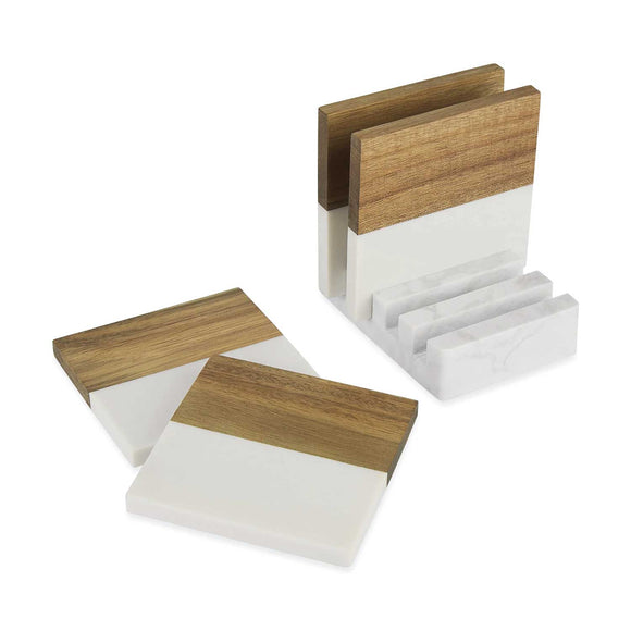 Marble Coaster Set