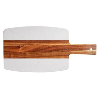 Marble Serving Board with Handle - 0