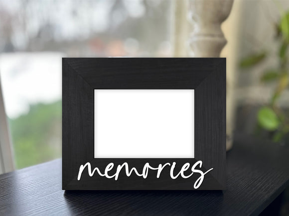 Memories Picture Frame with 3D Text