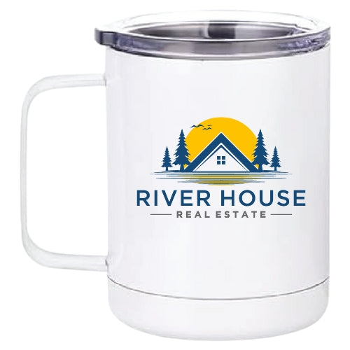 13oz Custom Logo Stainless Steel Camp Mug - 0