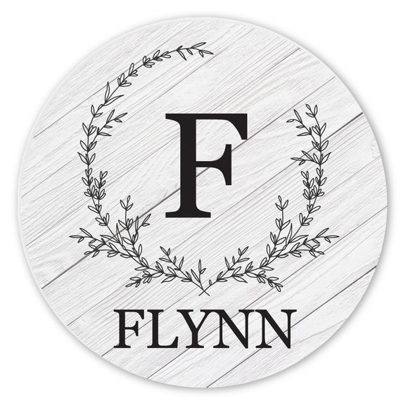 Personalized Monogram Ceramic Coaster Set
