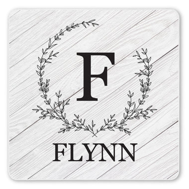 Personalized Monogram Ceramic Coaster Set